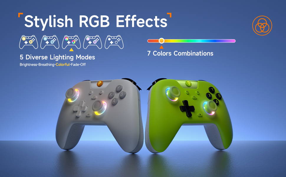 EasySMX X05 Game Controller Hall Effect RGB Effect